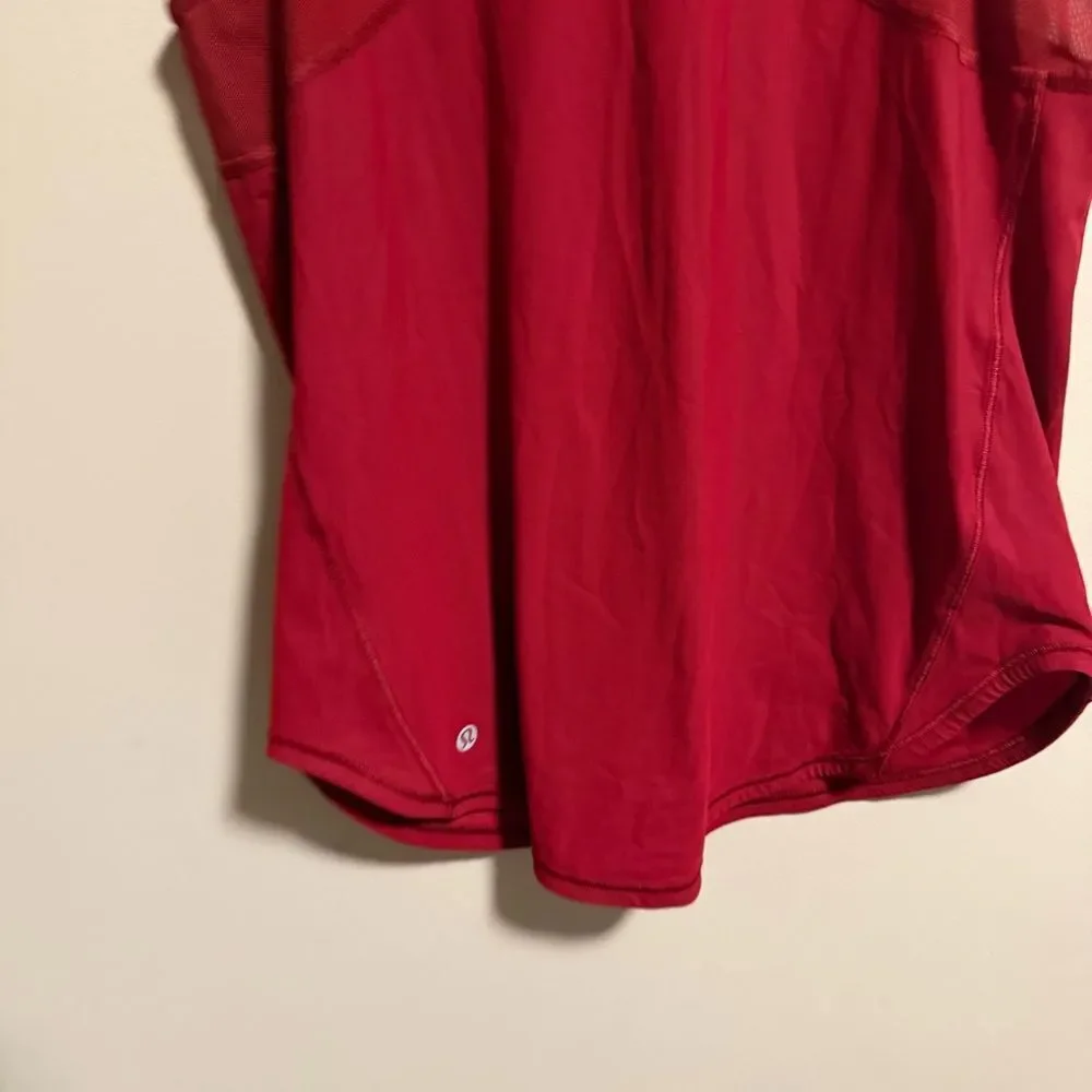 Lululemon Sculpt Tank II Dark Sport Red- Size Small - Picture 2 of 5